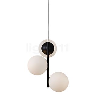 Nordlux Lilly Hanglamp zwart/opaalglas