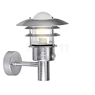 Nordlux Lønstrup Wall Light with Motion Detector ø22 cm - galvanised , Warehouse sale, as new, original packaging