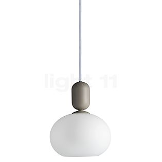 Nordlux Notti, lámpara de suspensión gris - con cristal