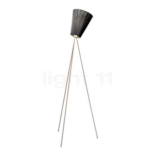 Northern Oslo Wood Floor Lamp black