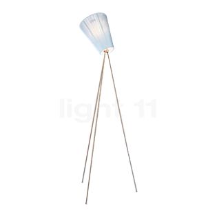 Northern Oslo Wood Floor Lamp blue