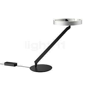 Occhio Gioia Tavolo Tafellamp LED kop zilver mat/body zwart mat
