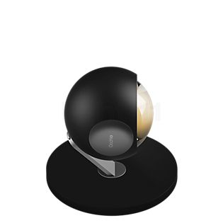 Occhio Io Basso C Table Lamp LED head black matt/cover chrom matt/body chrom matt/base black matt - 3,000 K