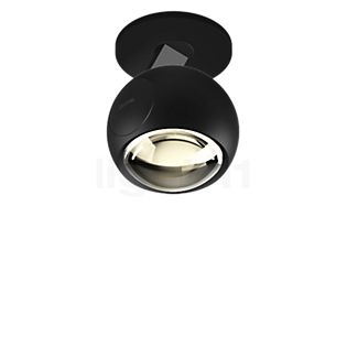 Occhio Io Pico Flat C Spotlight LED head black matt/cover black matt/body black matt/base black matt - 3,000 K