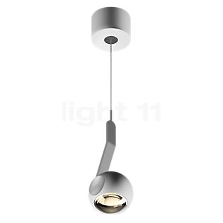Occhio Io Sospeso Var Up C Hanglamp LED kop wit mat/afdekking chrom mat/body chrom mat/voet wit mat - 3.000 K
