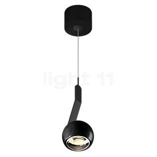 Occhio Io Sospeso Var Up C, lámpara de suspensión LED cabeza black phantom/cubierta schwarz mate/cuerpo schwarz mate/pie schwarz mate - 2.700 K