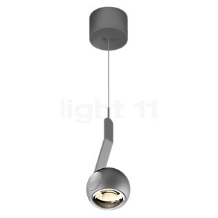 Occhio Io Sospeso Var Up C, lámpara de suspensión LED cabeza cromo mate/cubierta cromo mate/cuerpo cromo mate/pie cromo mate - 3.000 K