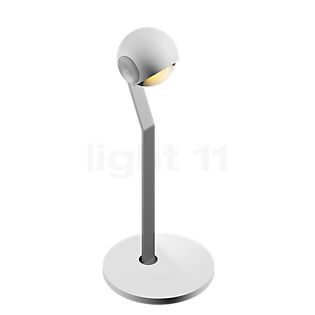 Occhio Io Tavolo C Lampe de table LED tête blanc mat/couverture chrom mat/corps chrom mat/pied blanc mat - 2.700 K