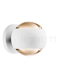 Occhio Io Verticale Volt D Applique LED tête blanc mat/embase blanc mat - 3.000 K