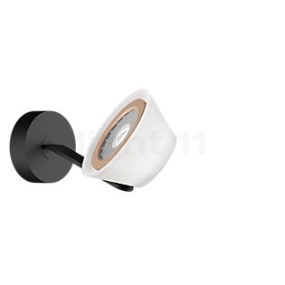 Occhio Lei Parete Up Iris Wall Light LED cover gold matt/body black matt/holder black matt - 3,000 K