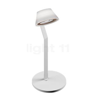 Occhio Lei Tavolo Iris Lampe de table LED couverture doré mat/corps blanc mat/pied blanc mat - 3.000 K