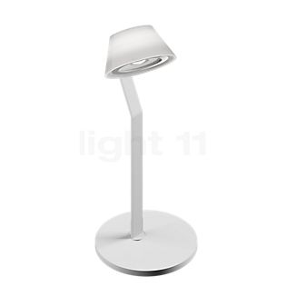 Occhio Lei Tavolo Iris Tafellamp LED afdekking wit glimmend/body wit mat/voet wit glimmend - 3.000 K
