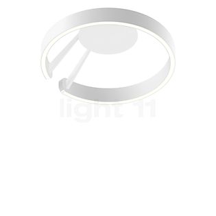 Occhio Mito Aura 40 Wide Applique/Plafonnier LED tête blanc mat/corps blanc mat - DALI