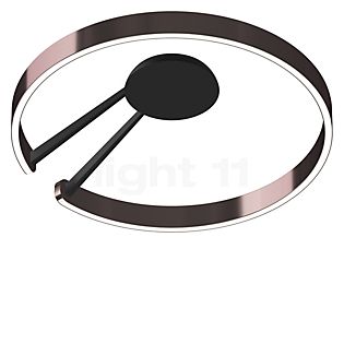 Occhio Mito Aura 60 Wide Plafond-/Wandlamp LED kop phantom/body zwart mat - DALI