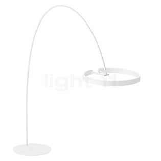 Occhio Mito Largo Arc Lamp LED head white matt/base white matt