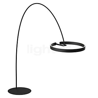 Occhio Mito Largo Booglamp LED kop zwart mat/voet zwart mat