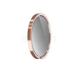 Occhio Mito Sfera 40 Leuchtspiegel LED Kopf roségold/Spiegel grau getönt - Occhio Air