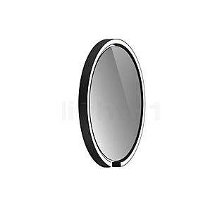 Occhio Mito Sfera 40 Verlichte spiegel LED kop zwart mat/Spiegel grijs getint - Occhio Air