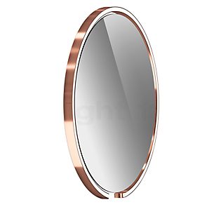 Occhio Mito Sfera 60 Leuchtspiegel LED Kopf roségold/Spiegel grau getönt - Occhio Air