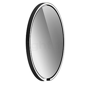 Occhio Mito Sfera 60 Specchio illuminato LED testa nero opaco/Specchio grigio colorato - Occhio Air