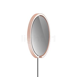Occhio Mito Sfera Corda 40 Illuminated Mirror LED - grey tinted head gold matt/cable black/plug Typ C - Occhio Air
