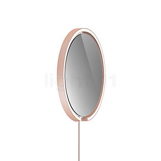 Occhio Mito Sfera Corda 40 Illuminated Mirror LED - grey tinted head gold matt/cable gold/plug Typ C - Occhio Air