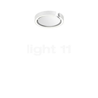Occhio Mito Soffitto 20 Flat Narrow Applique/Plafonnier encastrée LED tête blanc mat/couverture blanc mat - DALI