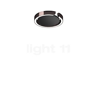 Occhio Mito Soffitto 20 Flat Narrow Applique/Plafonnier encastrée LED tête phantom/couverture noir mat - Occhio Air