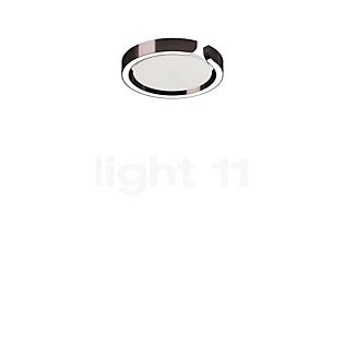 Occhio Mito Soffitto 20 Up Lusso Wide Wall-/Ceiling light LED head phantom/cover ascot leather white - Occhio Air