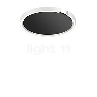 Occhio Mito Soffitto 40 Flat Narrow Applique/Plafonnier encastrée LED tête blanc mat/couverture noir mat - Occhio Air