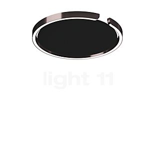 Occhio Mito Soffitto 40 Up Lusso Narrow Wall-/Ceiling light LED head phantom/cover ascot leather black - Occhio Air
