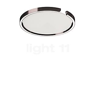 Occhio Mito Soffitto 40 Up Lusso Narrow Wall-/Ceiling light LED head phantom/cover ascot leather white - Occhio Air