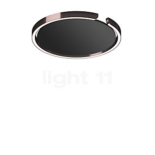 Occhio Mito Soffitto 40 Up Narrow Lampada da soffitto/parete LED testa phantom/copertura nero opaco - Occhio Air