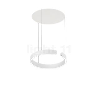 Occhio Mito Sospeso 40 Variabel Up Lusso Table Pendel LED hoved hvid mat/baldakin ascot læder hvid - Occhio Air