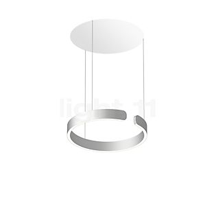 Occhio Mito Sospeso 40 Variabel Up Table Hanglamp LED kop zilver mat/plafondkapje wit mat - DALI