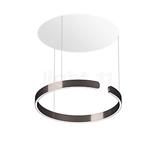 Occhio Mito Sospeso 60 Fix Up Table Lampada a sospensione LED testa phantom/rosone bianco opaco - Occhio Air