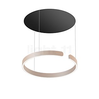 Occhio Mito Sospeso 60 Move Up Table Pendant Light LED head gold matt/ceiling rose black matt - dim to warm