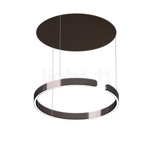 Occhio Mito Sospeso 60 Variabel Up Lusso Table Hanglamp LED kop phantom/plafondkapje ascot leder bruin - Occhio Air