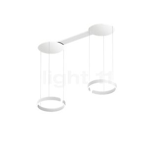 Occhio Mito Sospeso Due 40 Fix Narrow Hanglamp LED kop wit mat/plafondkapje wit mat - Occhio Air