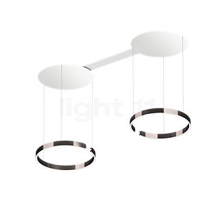 Occhio Mito Sospeso Due 60 Fix Narrow Hanglamp LED kop phantom/plafondkapje wit mat - Occhio Air