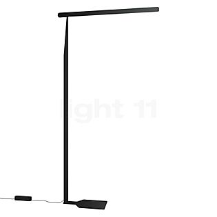 Occhio Mito Terra Fix Floor Lamp LED head black phantom/body black matt - 220 cm