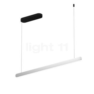 Occhio Mito Volo 100 Fix Up Table Lampada a sospensione LED testa argento opaco/rosone nero opaco - Occhio Air