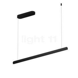 Occhio Mito Volo 100 Fix Up Table Lampada a sospensione LED testa nero opaco/rosone nero opaco - DALI