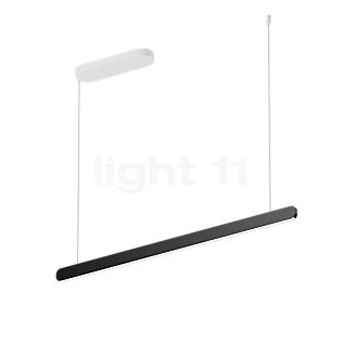 Occhio Mito Volo 100 Fix Up Table Pendelleuchte LED Kopf black phantom/Baldachin weiß matt - Occhio Air