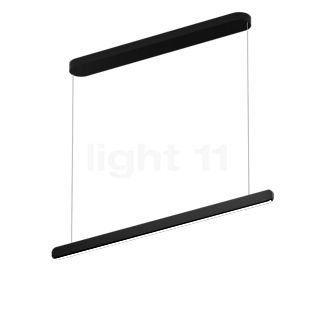 Occhio Mito Volo 100 Var Up Room Hanglamp LED kop zwart mat/plafondkapje zwart mat - Occhio Air