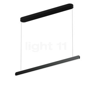 Occhio Mito Volo 100 Var Up Table Hanglamp LED kop black phantom/plafondkapje zwart mat - DALI