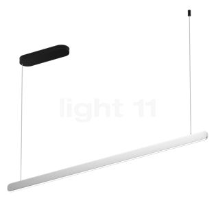 Occhio Mito Volo 140 Fix Up Table Pendant Light LED head silver matt/ceiling rose black matt - DALI
