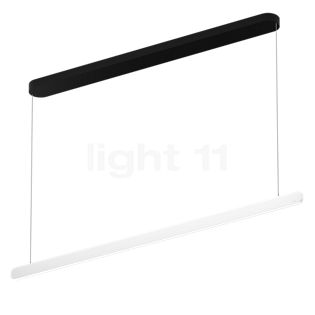 Occhio Mito Volo 140 Var Up Room Hanglamp LED kop wit mat/plafondkapje zwart mat - Occhio Air