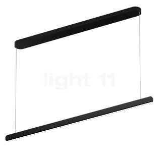 Occhio Mito Volo 140 Var Up Room Hanglamp LED kop zwart mat/plafondkapje zwart mat - DALI