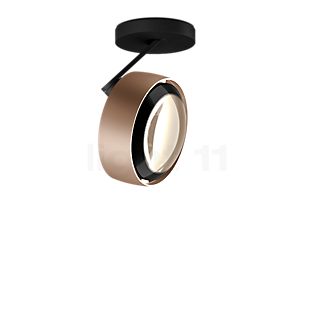 Occhio Più Alto 3d Volt C80 Faretto LED testa dorato opaco/rosone nero opaco/copertura nero - 3.000 K